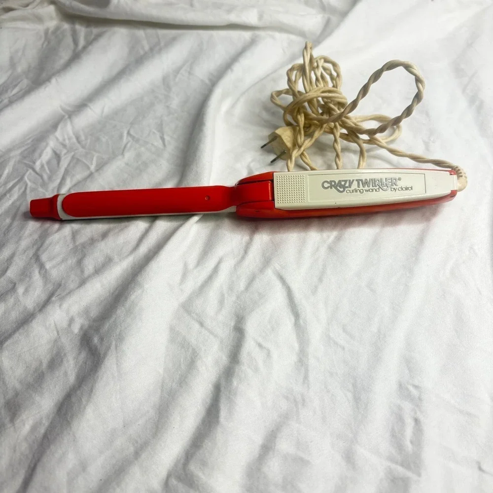 Vintage Clairol Crazy Twirler Curling Wand Retro Hair Styler Tool